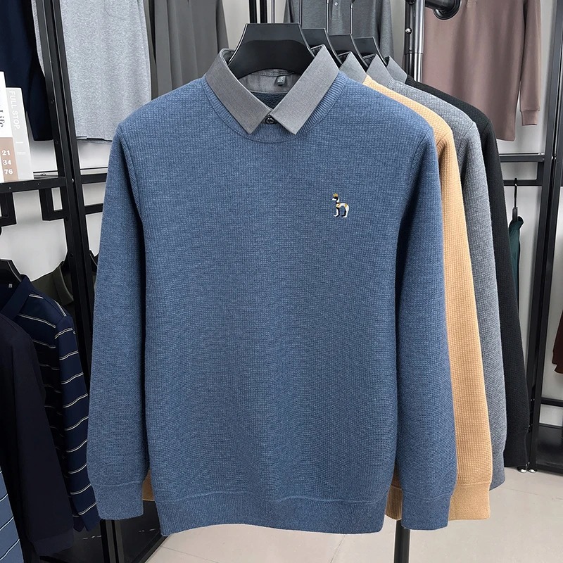 Thermal Long John - Pullover da uomo a maniche lunghe
