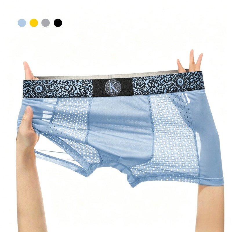 Mesh Sport Boxer - Boxer da Uomo in Seta Ghiacciata