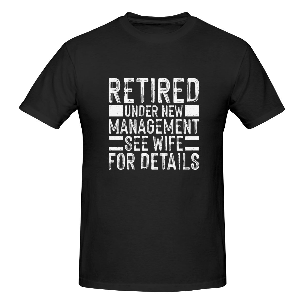 Undershirt Crew Neck - T-shirt da uomo con stampa 'Retired