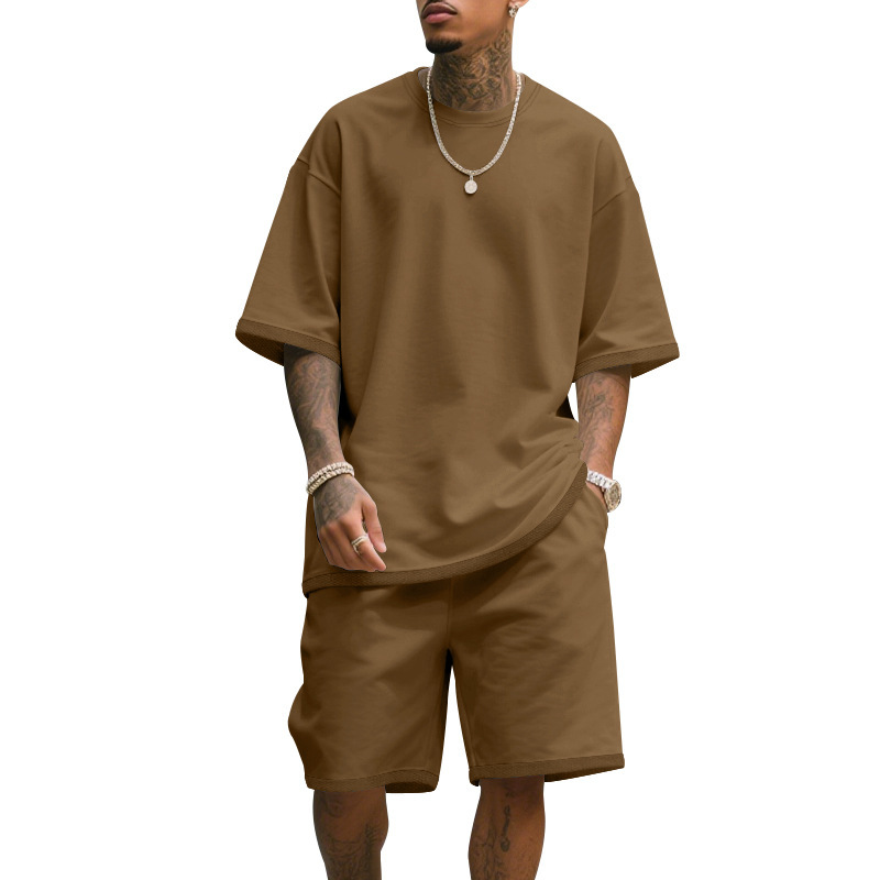 T Shirt Tight Fit - Completo Casual da Uomo in Due