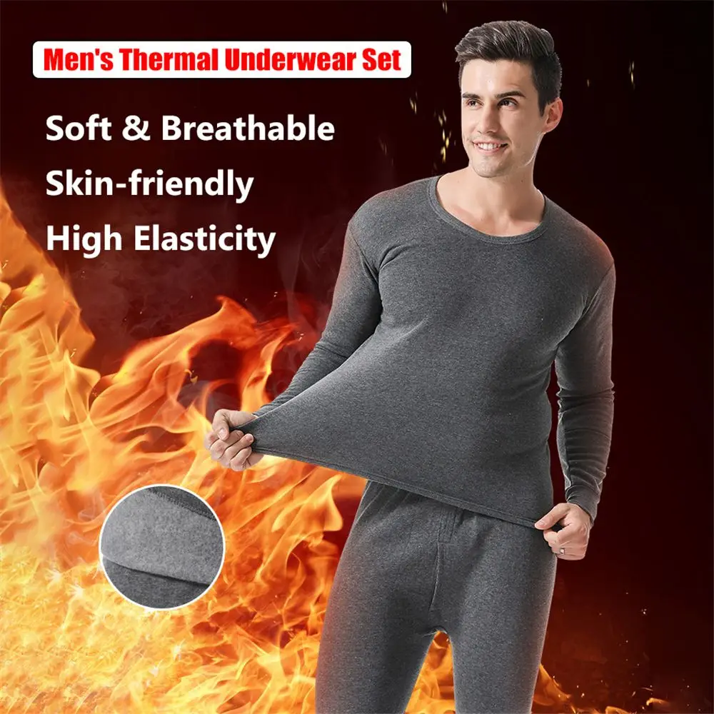 Thermal Long John - Inverno uomo intimo termico Set morbido