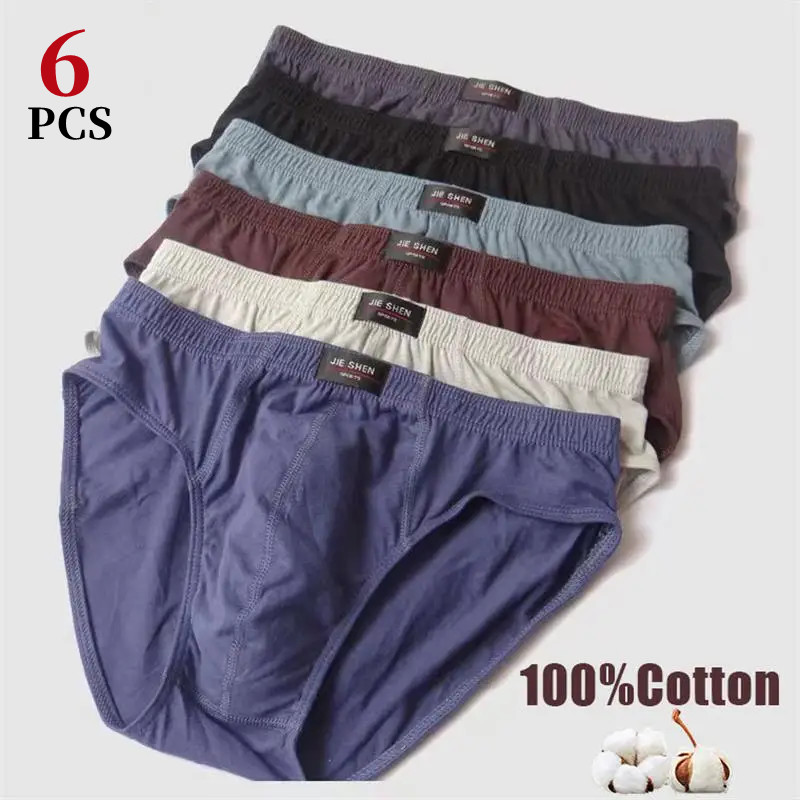 Boxer Brief Pack Cotton - 6 pezzi/intimo da uomo in cotone