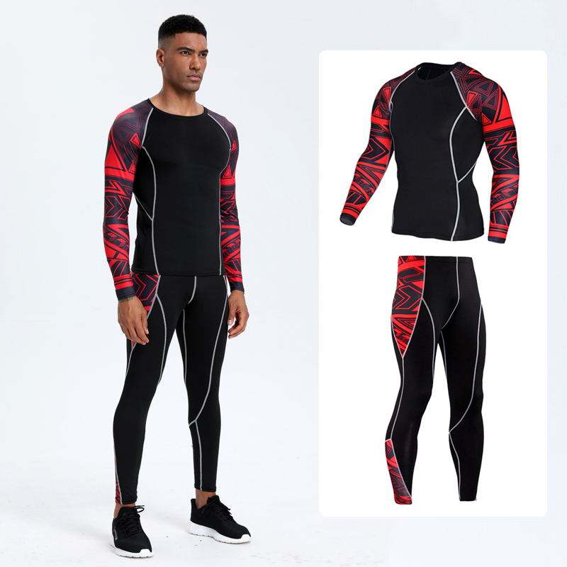 Compression Long Pant - Tuta fitness sportiva PRO da uomo: