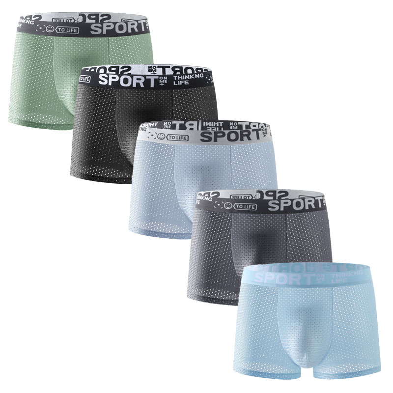 Mesh Sport Boxer - Set di 5 boxer da uomo
