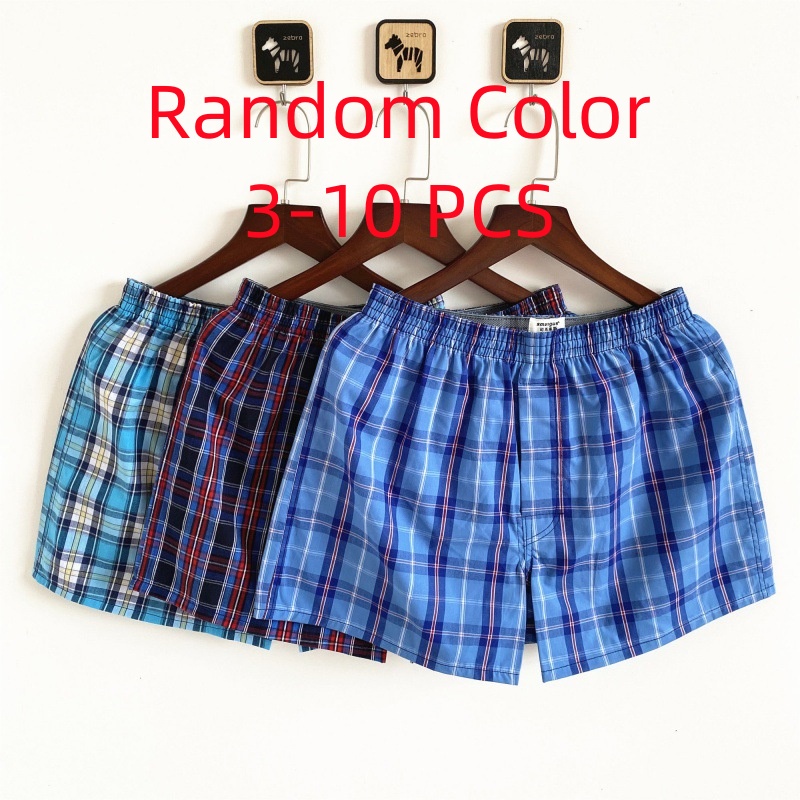 Boxer Brief Pack Cotton - 3-10PCS Biancheria intima da uomo Boxer