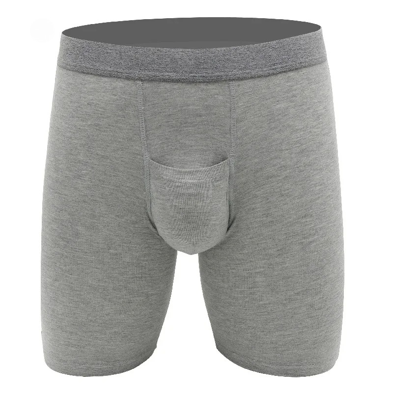 Long Leg Trunk Men - Boxer da Uomo con Tasca Frontale,