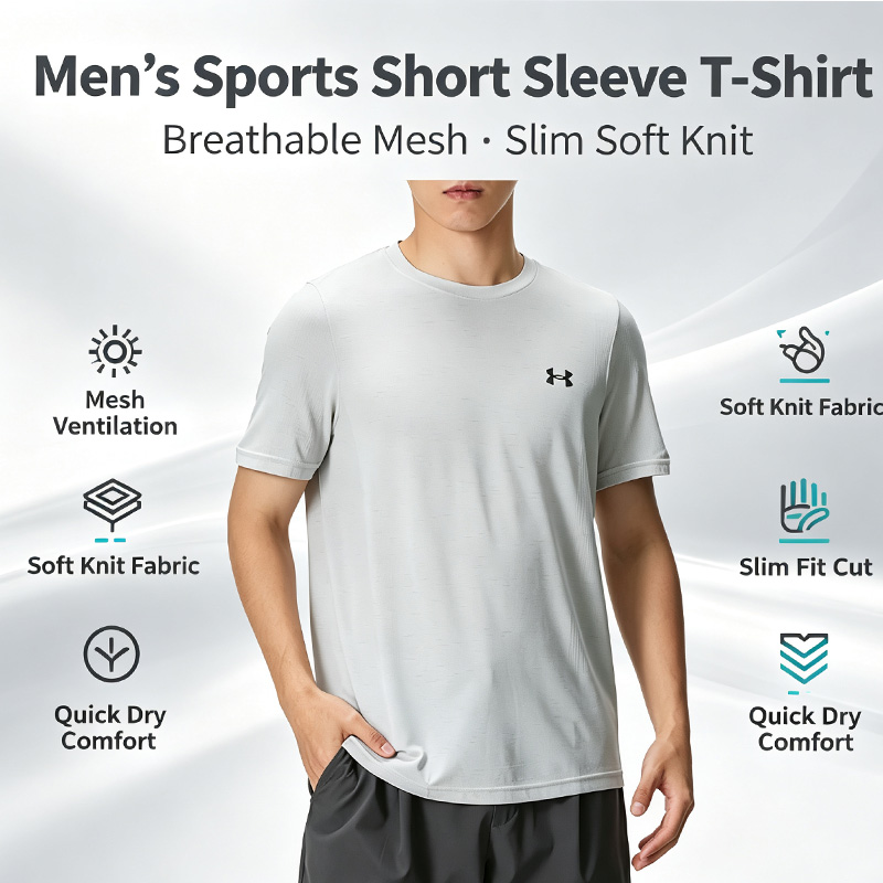 Undershirt Crew Neck - Under Armour T-shirt sportiva da uomo