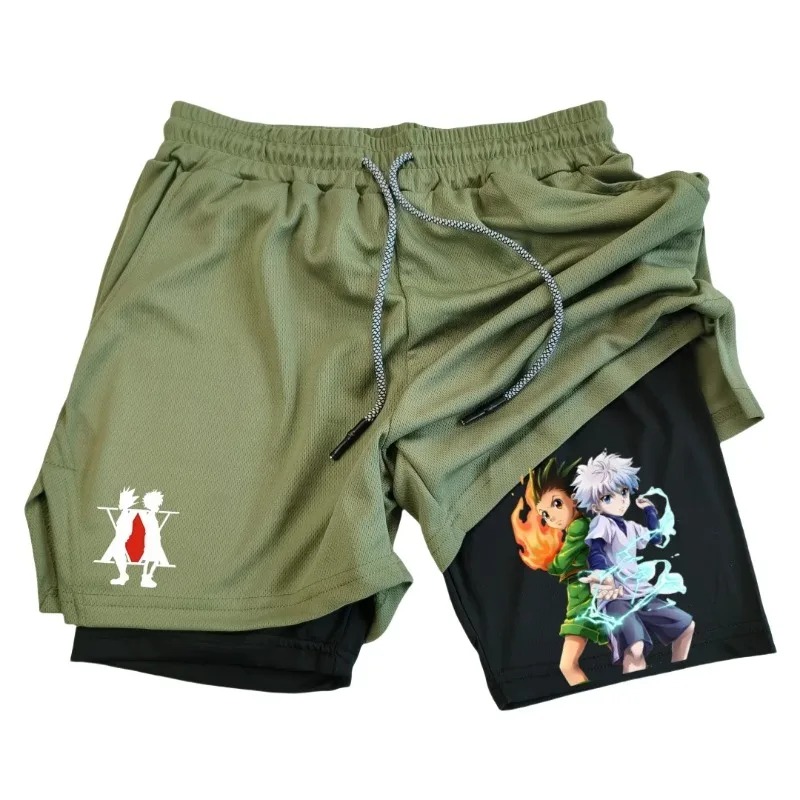 Compression Shorts Athletes - Pantaloncini da Corsa 2 in 1