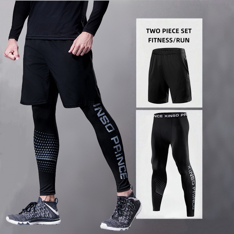 Compression Long Pant - Pantaloni da corsa sportivi da uomo