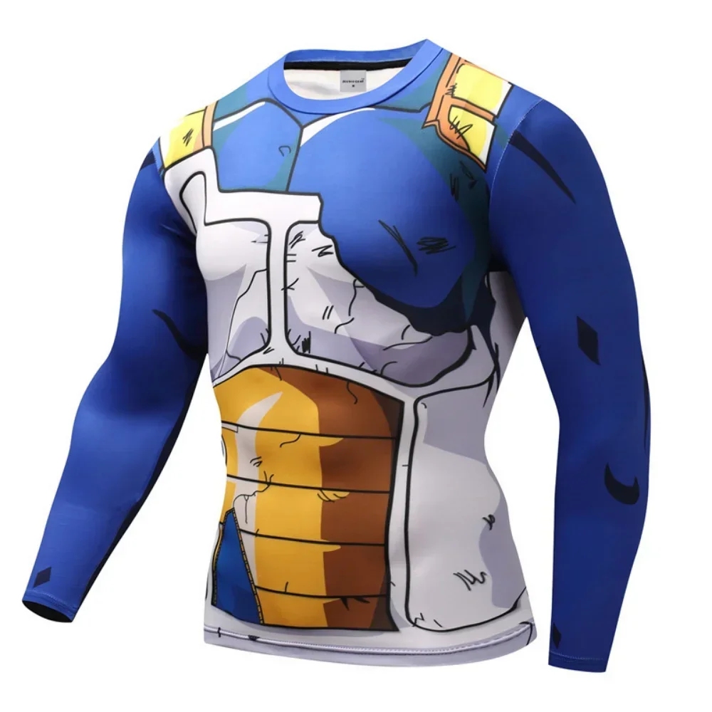 Compression Long Pant - Goku Uomo Skinny Legging Collant a