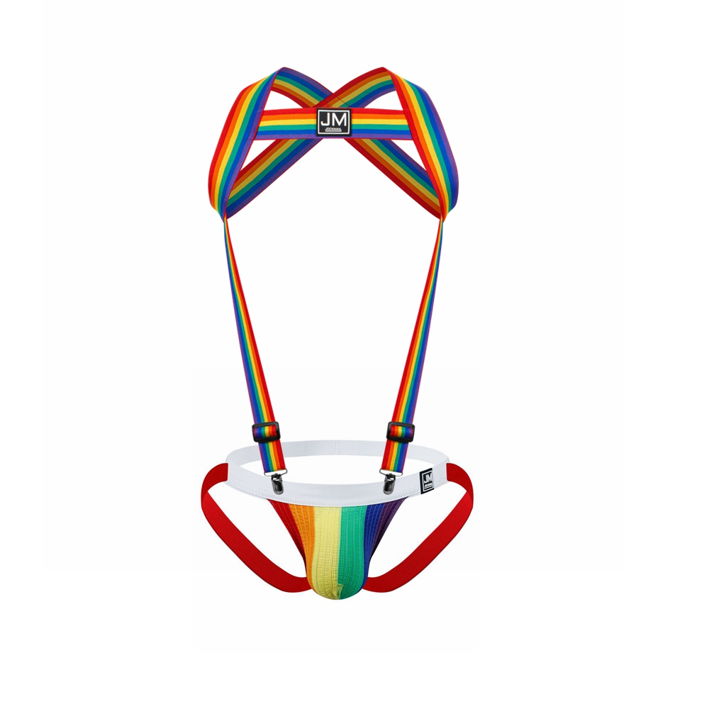 Jockstrap Athletic - Imbracatura per il corpo arcobaleno Cinghia