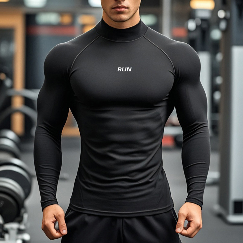 Dolcevita da corsa da uomo T-s - T Shirt Tight Fit recensione e prezzo