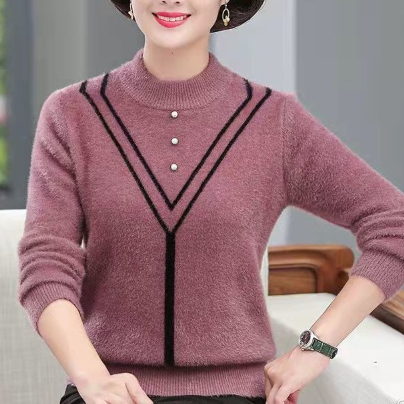Pullover floccato solido autun - Undershirt Crew Neck recensione e prezzo