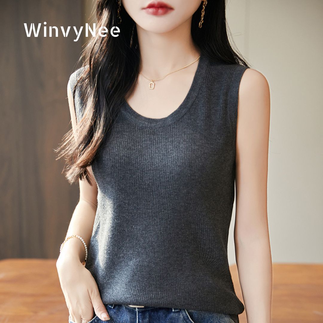 WinvyNee Top a Canotta da Donn - Tank Top Ribbed recensione e prezzo