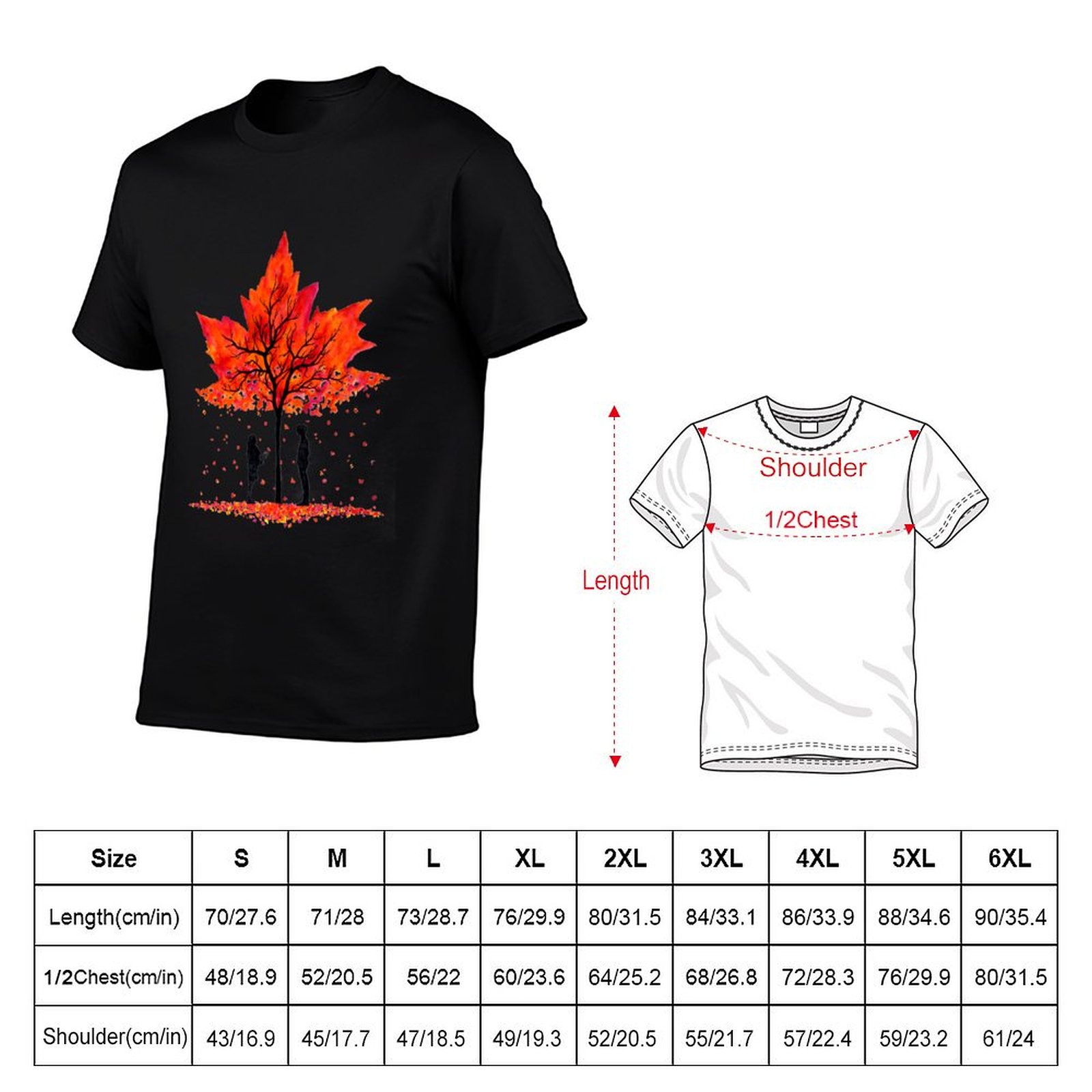 T-shirt Love under the Maple T - Undershirt Crew Neck recensione e prezzo